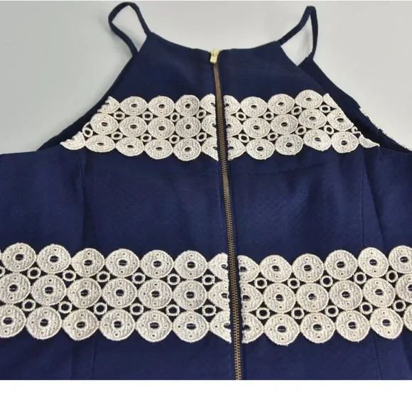 Lilly Pulitzer NWT Annabelle Shift True Navy $288 - Picture 7 of 12